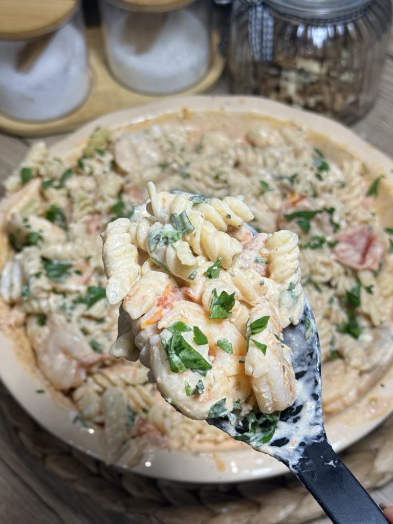 Паста з креветками