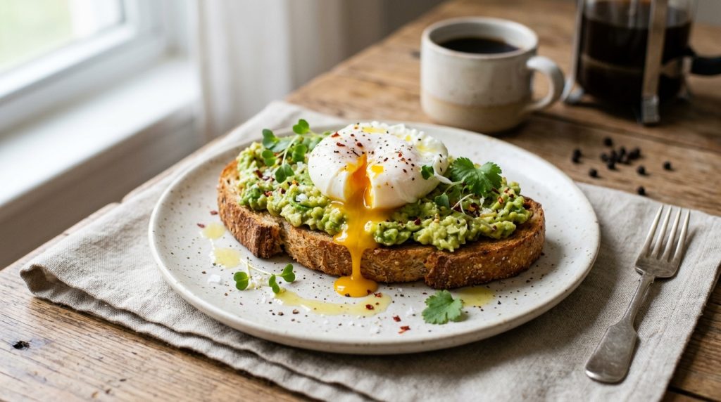 Avocado Toast with Poached Egg