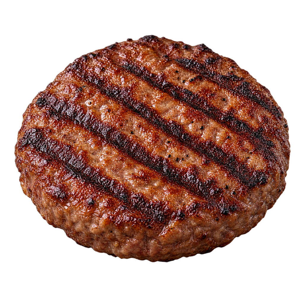 Beef burger patty