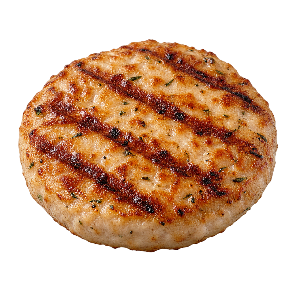 Chicken burger patty