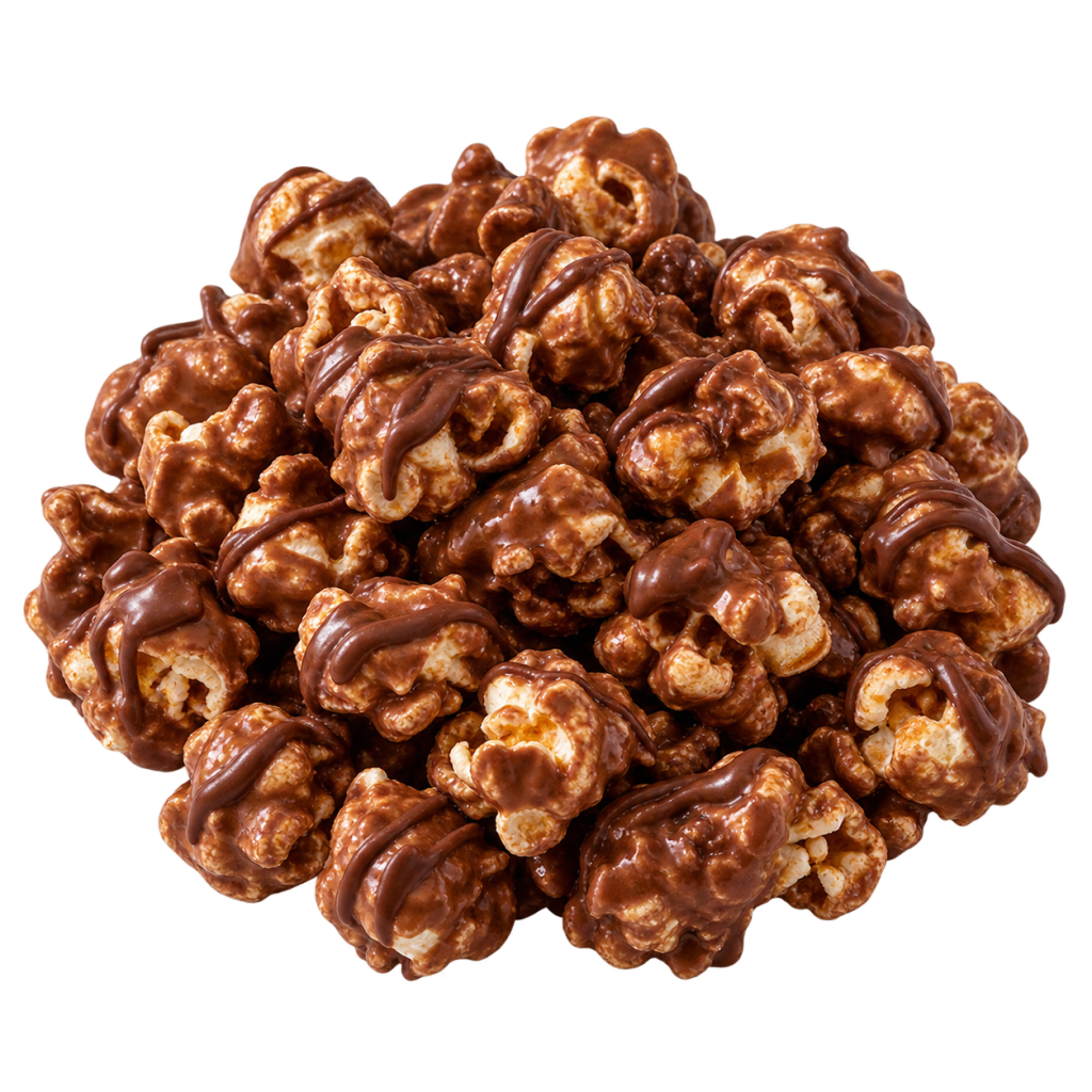 Palomitas sabor chocolate con leche