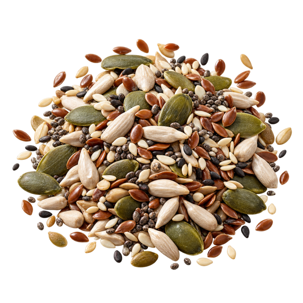 A mixture of seeds
